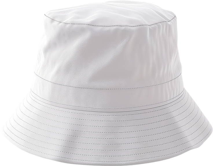 White Bucket Hat